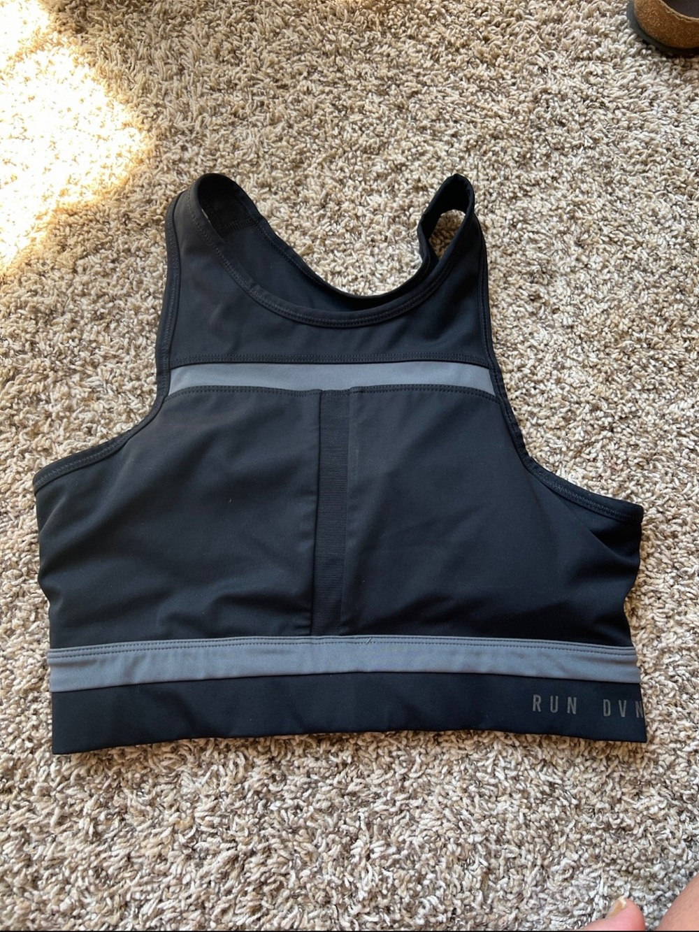 Nike Black Reflective Sports Bra